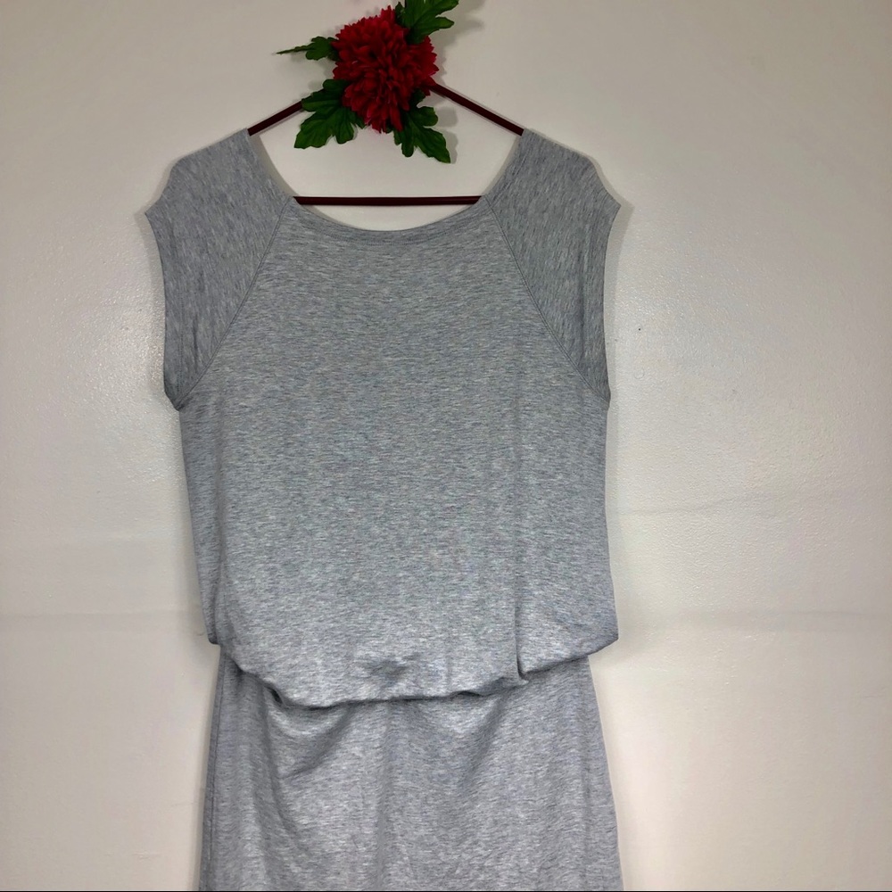 LOU & GREY CAP SLEEVE SWEATSHIRT DRESS